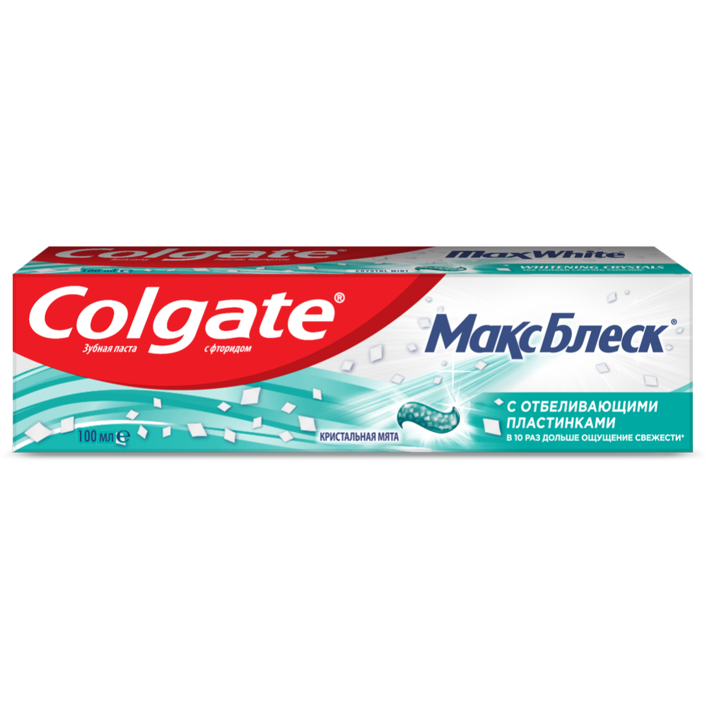 Зубная паста «Colgate» Макс блеск, кристальная мята, 100 мл #2