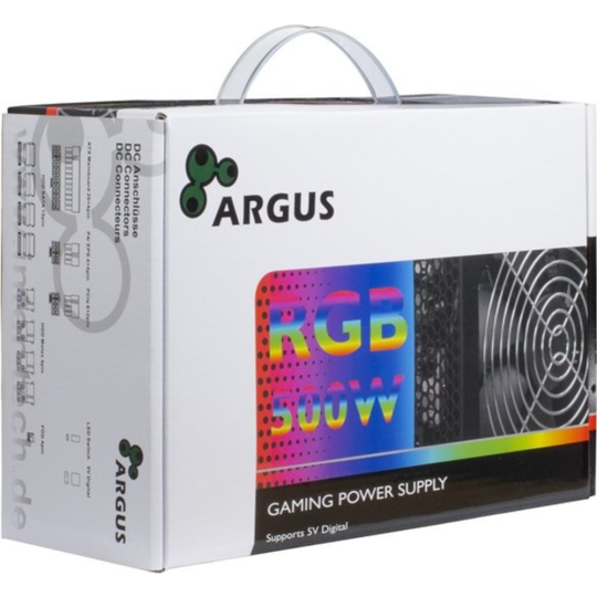 Блок питания «Inter-Tech» Argus RGB-500 II