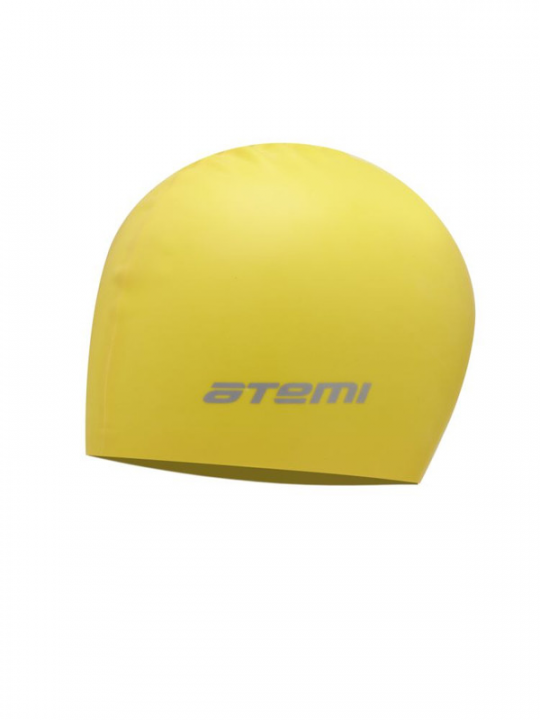 Шапочка для плавания Atemi, желтый (силикон)