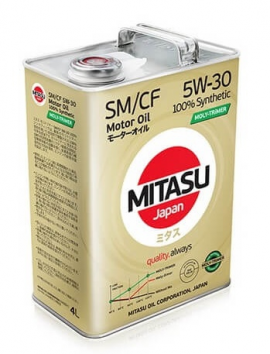 Масло моторное синтетическое MITASU MJ-M11-4  MOLY-TRIMER 5W-30, 4л