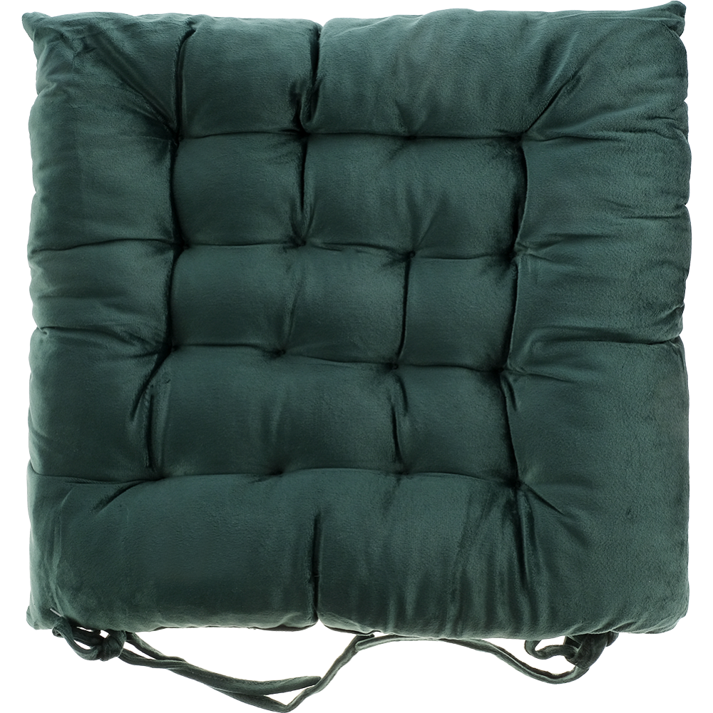 Подушка «Market Union» для стула, Z22083002, зеленая, 40х40 см