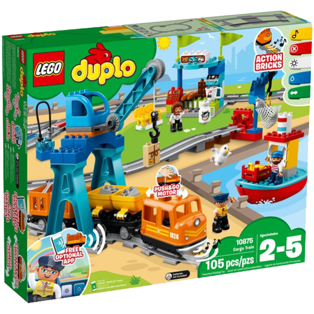 Конструктор «LEGO» Duplo Town, Грузовой поезд