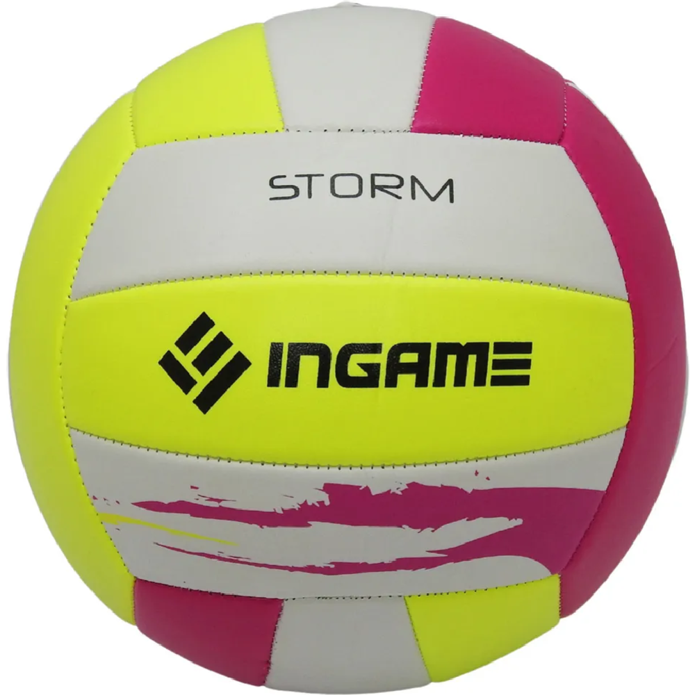 Волейбольный мяч «Ingame» Storm, розовый/желтый/белый