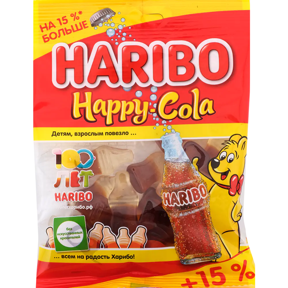 Мармелад жевательный «Haribo» хэппи кола, 80 г купить в Минске: недорого, в  рассрочку в интернет-магазине Емолл бай