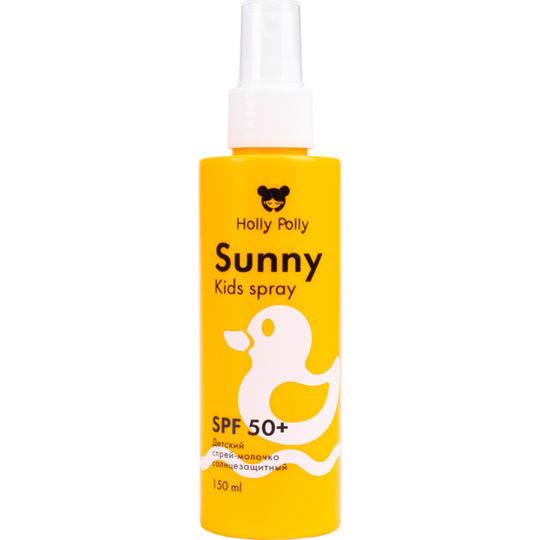 Солнцезащитное молочко детское «Holly Polly» Sunny SPF50+, водостойкий, 150 мл