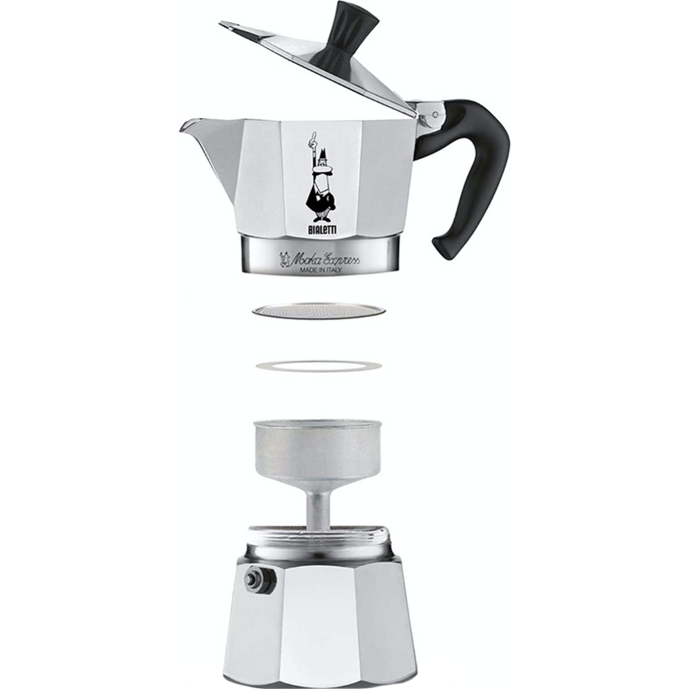 Гейзерная кофеварка «Bialetti» Moka Express, 3 порции, 120 мл