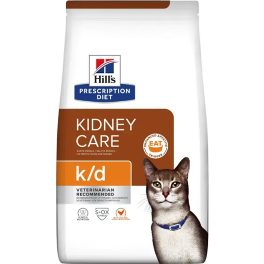 Корм для кошек «Hill's» Prescription Diet k/d, 605989, курица, 400 г