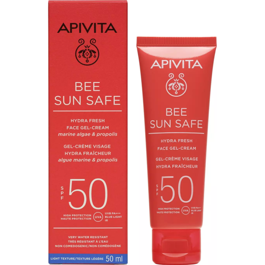 Гель для лица «APIVITA» SPF50, 50 мл