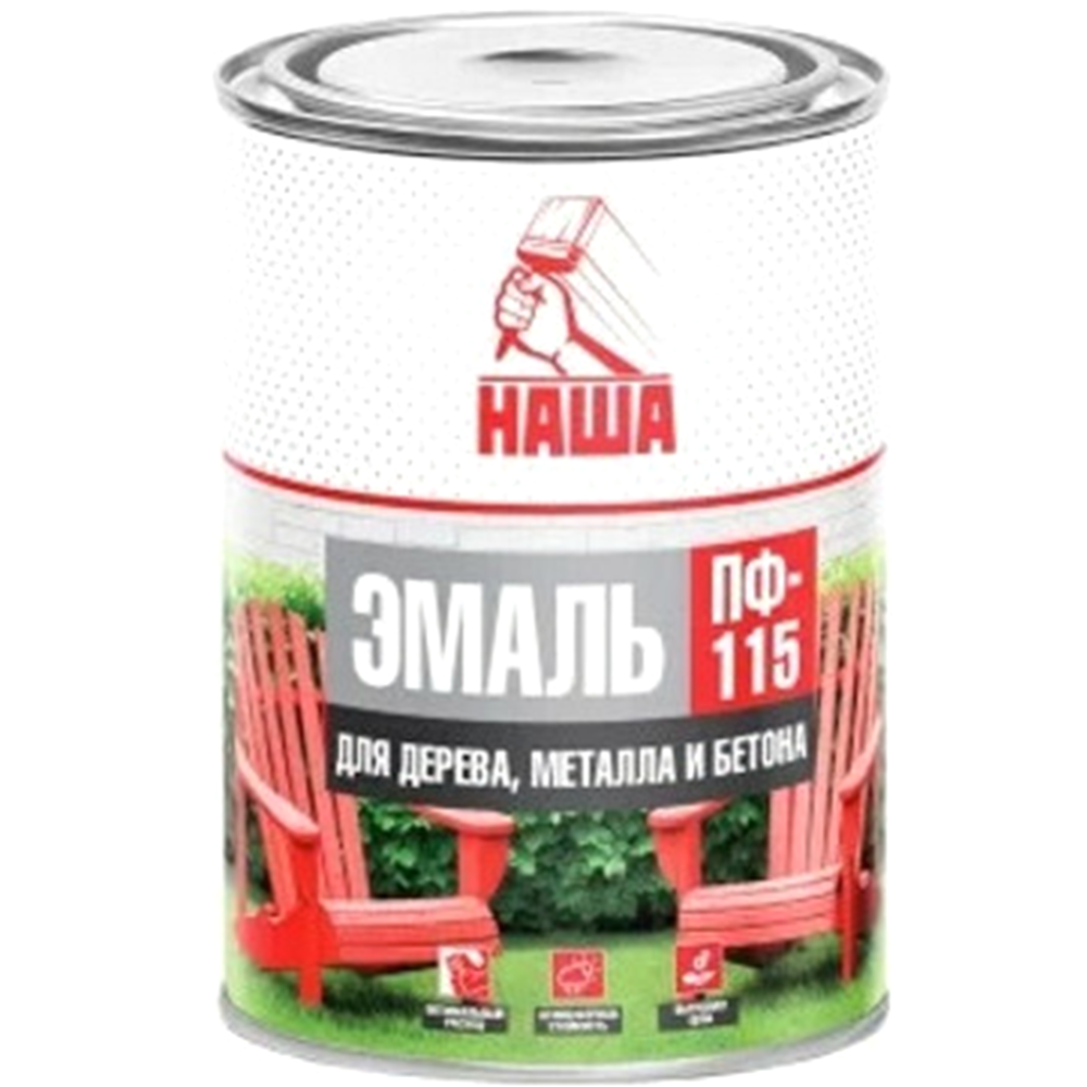 Эмаль «Наша» ПФ-115, желтый, 1.8 кг