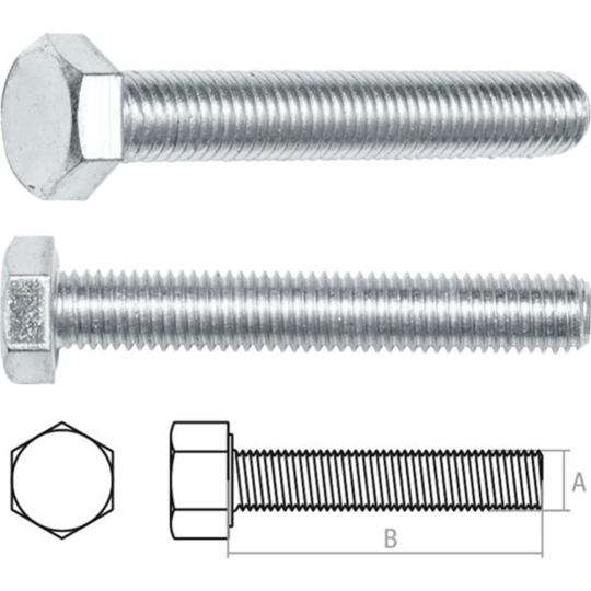 Болт «Starfix» SMC3-23653-10, М16х200 мм, 10 шт