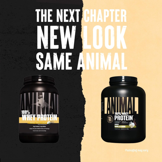 Сывороточный протеин Animal 100% Whey Protein, 1810г, Ваниль