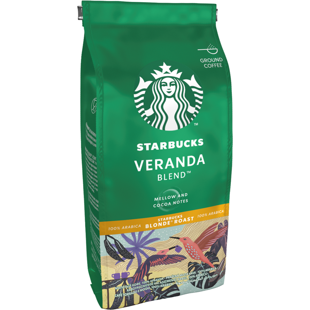 Кофе молотый «Starbucks» Veranda Blend, светлая обжарка, 200 г