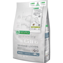 Корм для собак «Nature's Protection» SC White Dogs Grain Free White Fish Adult + лакомство, NPSC47322R 1.5 кг + 50 г