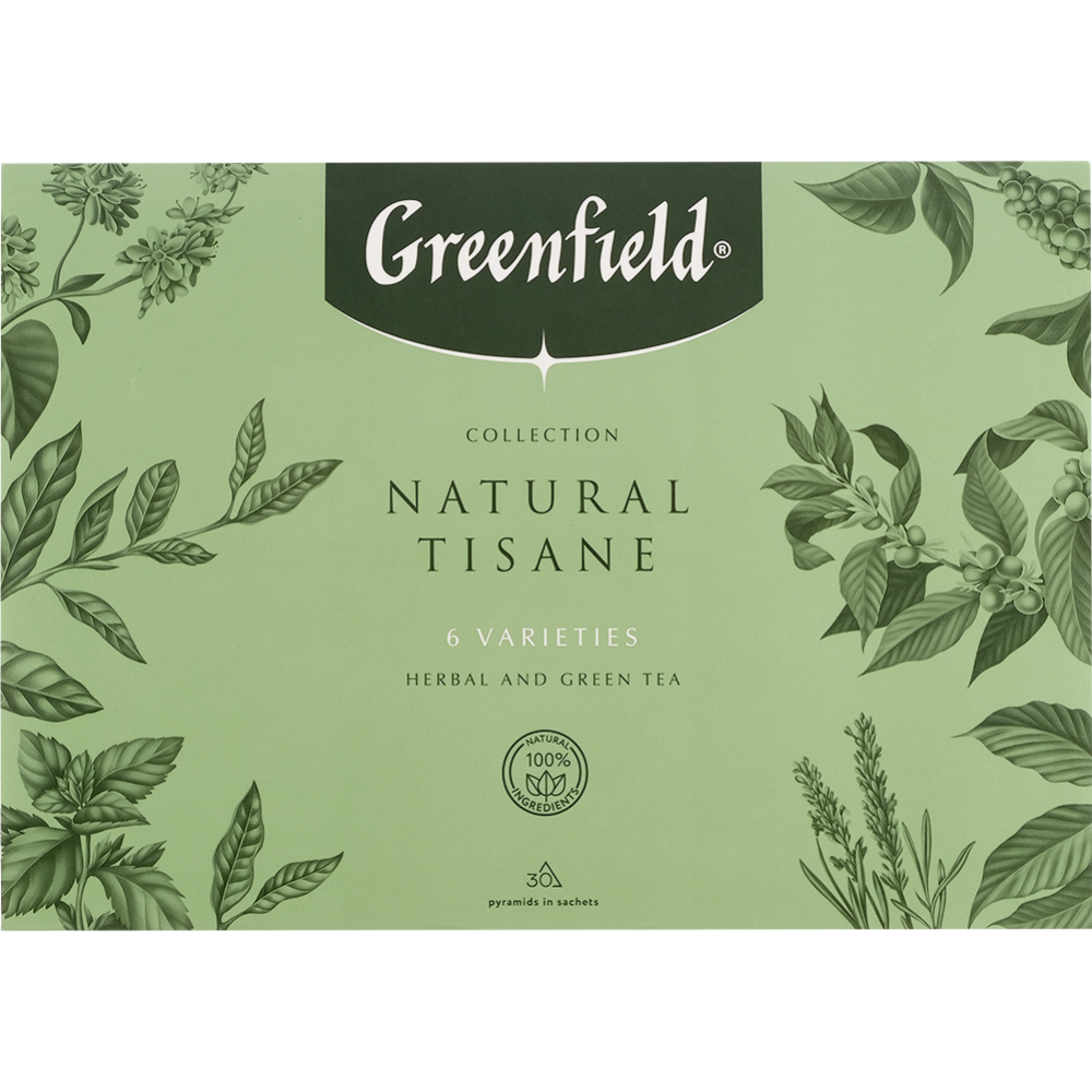 Набор чая «Greenfield» Natural tisane collection, 6 видов, 30 шт, 54 г #0