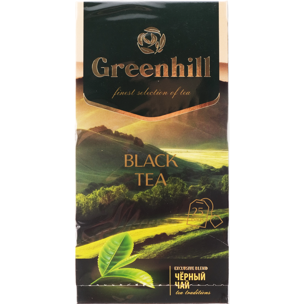 Чай черный «Greenhill» байховый цейлонский, 25 шт, 37.5 г