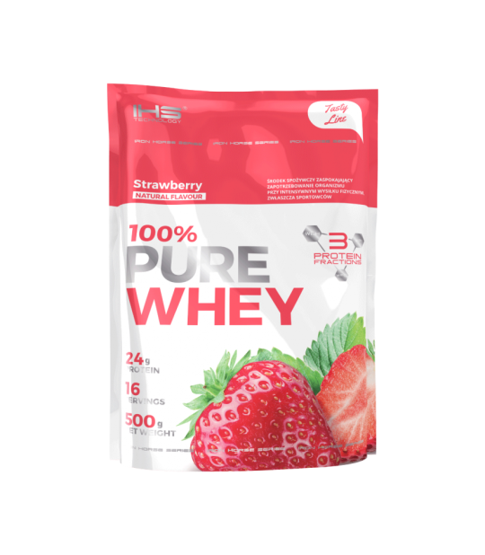 Сывороточный протеин IHS Pure Whey, 500г, клубника