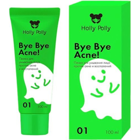 Пенка для умывания «Holly Polly» Bye Bye Acne! против акне и воспалений, 331834, 100 мл