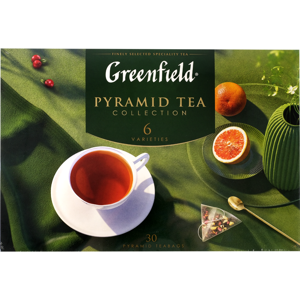 Набор чая «Greenfield» Pyramid tea collection, 6 видов, 30 шт, 56 г