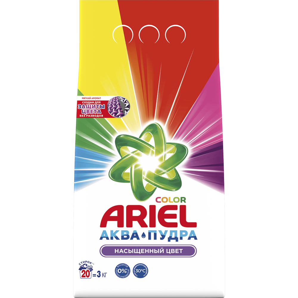 Стиральный порошок «Ariel» Deluxe Color, Автомат, 3 кг