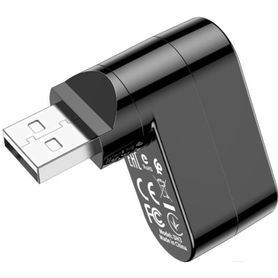 USB-хаб «Borofone» DH3, черный