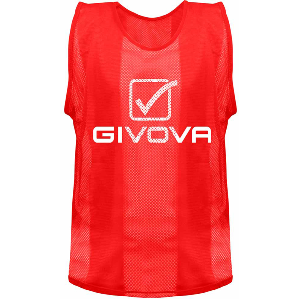 Манишка спортивная «Givova» Casacca Pro Allenamento, размер L, красный, CT01