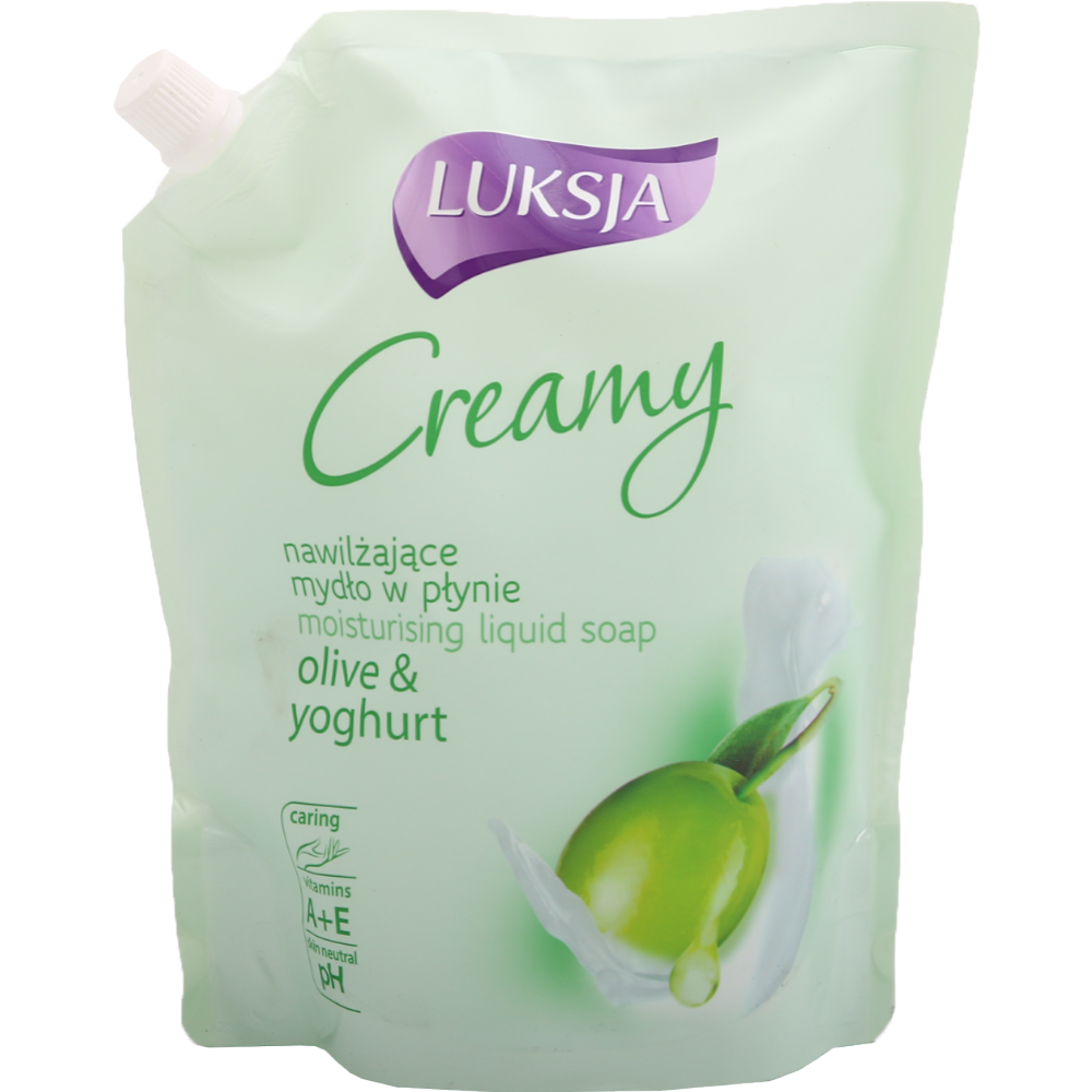 Мыло жидкое «Luksja» Creamy, с оливкой и йогуртом, 900 мл
