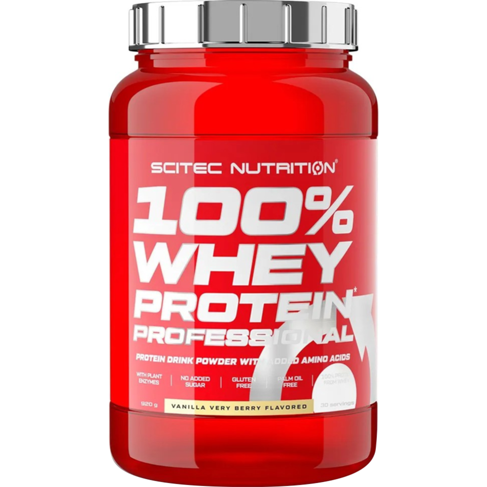 Протеин «Scitec Nutrition» Whey Protein Prof, ваниль/ягода, 920 г