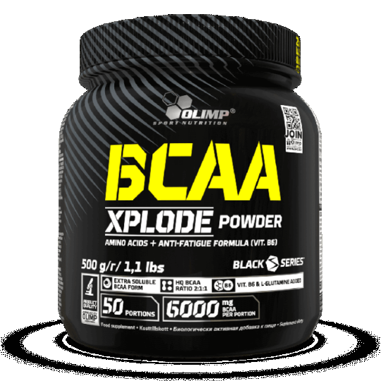 Аминокислота БЦАА Olimp BCAA Xplode Powder, 500г, апельсин