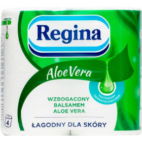Бумага туа­лет­ная «Regina» aloe vera, трех­слой­ная, 4 шт