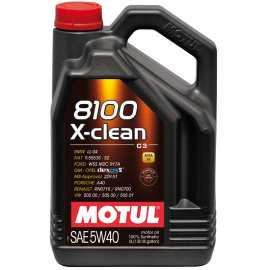 Масло моторное синтетическое MOTUL 8100 X-CLEAN 5W40 5L
