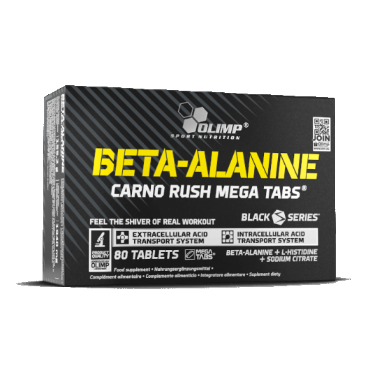 Аминокислота Бета-Аланин Olimp Beta-Alanine Carno Rush Mega Tabs, 80 таблеток