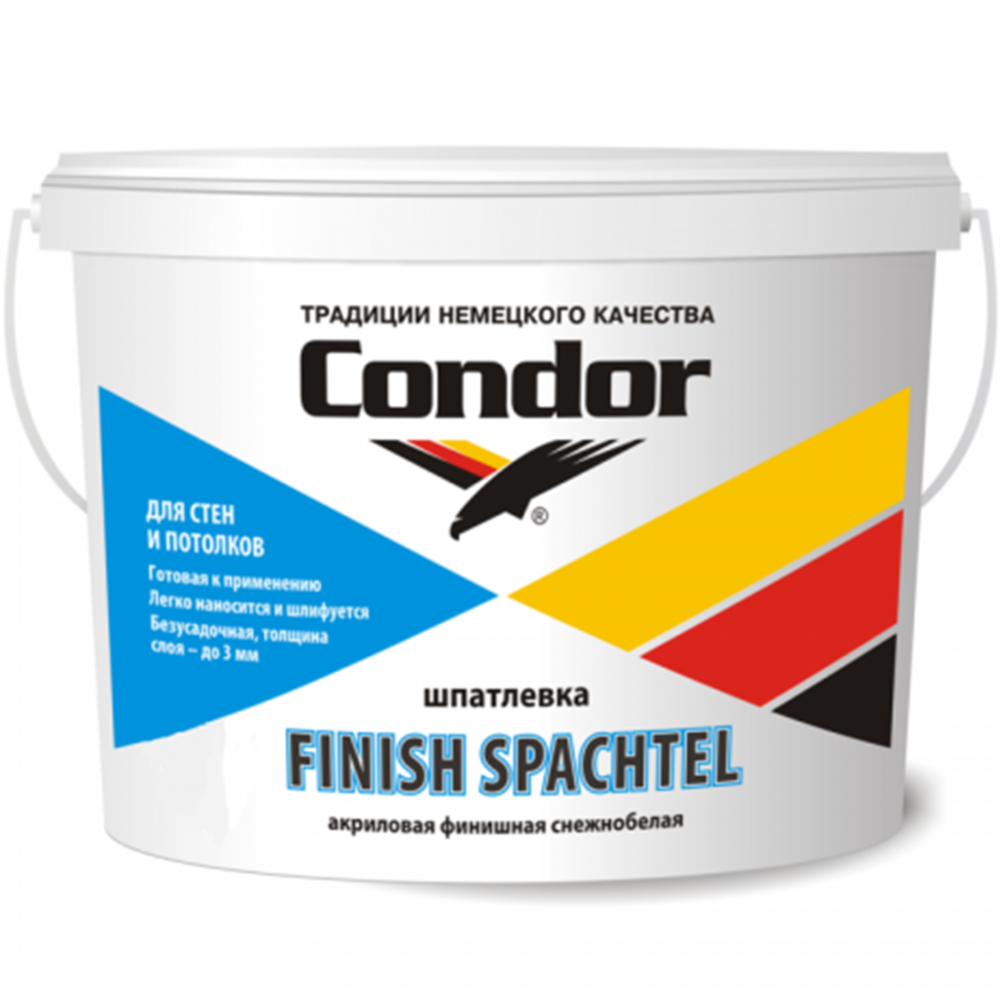 Шпатлевка «Condor» Finish Spachtel, 8 кг