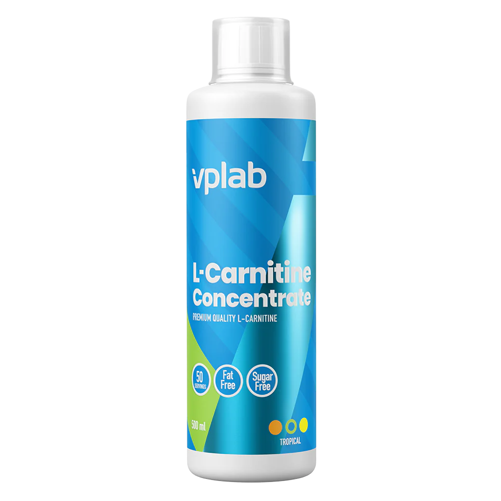 Л-Карнитин VPlab L-Carnitine Concentrate, 500мл, тропические фрукты