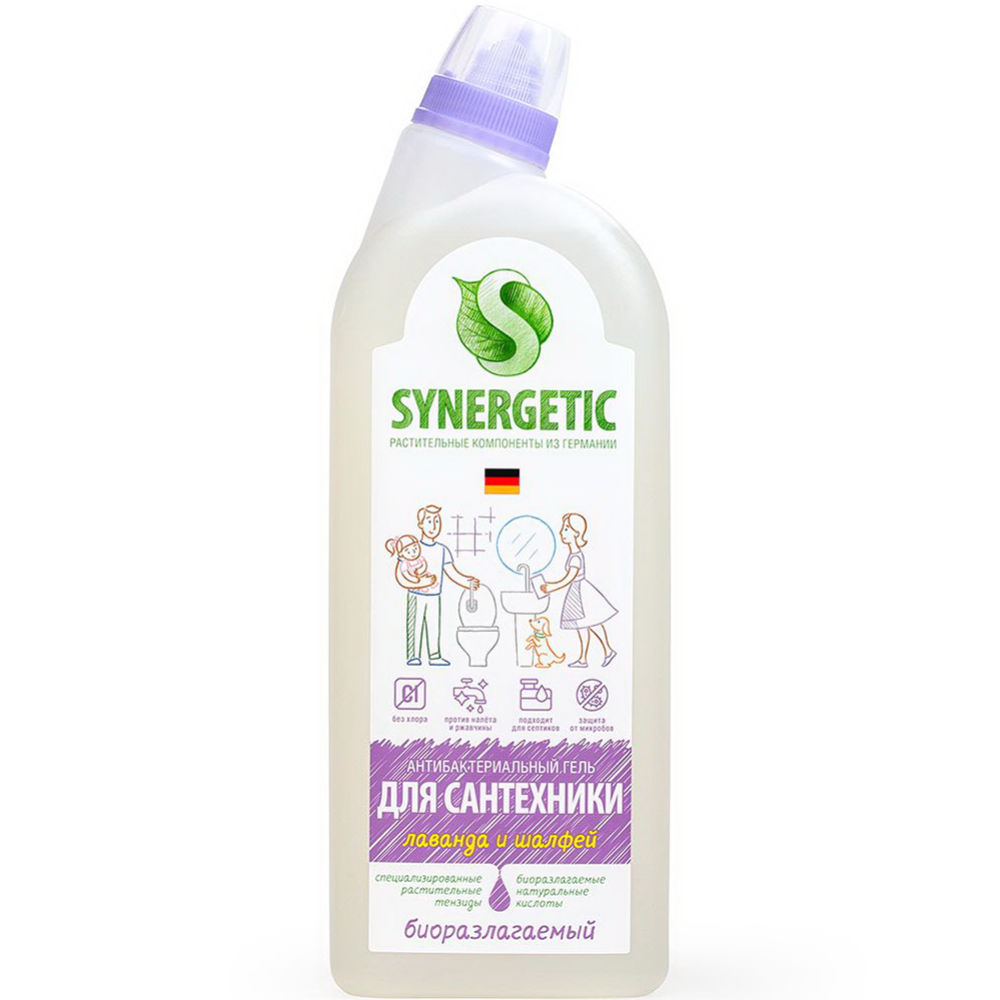 Средство для мытья сантехники «Synergetic» сказочная чистота, 700 мл #0