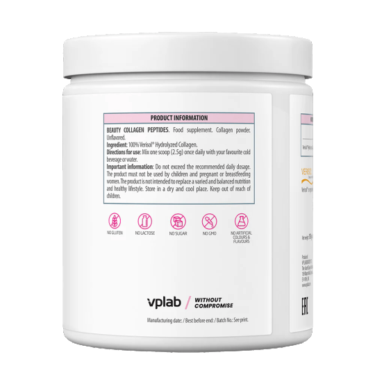 Коллаген VPlab Beauty Collagen Peptides, 150г