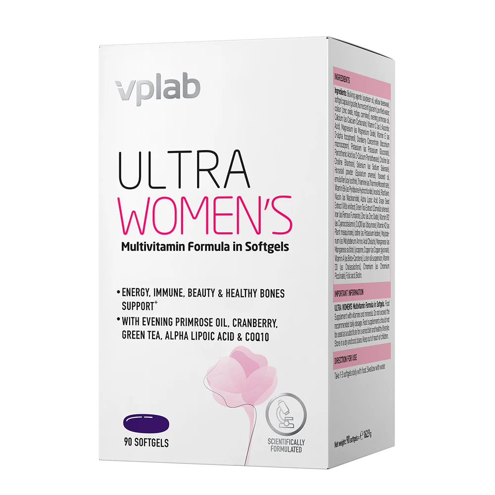 Комплекс витаминов и минералов VPlab Ultra Women's Multivitamin Formula, 90 Софтгель капсул