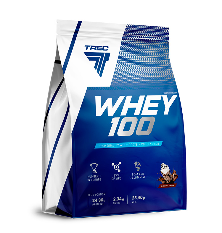 Про­те­ин сы­во­ро­точ­ный Trec Nutrition Whey 100 900 грамм - Шо­ко­лад