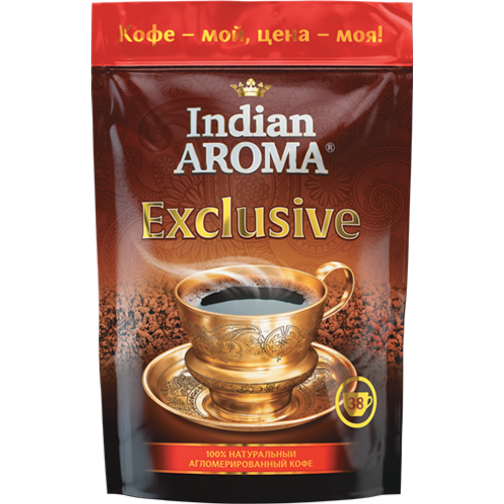 Кофе рас­тво­ри­мый «Indian Aroma» Exclusive, 75 г