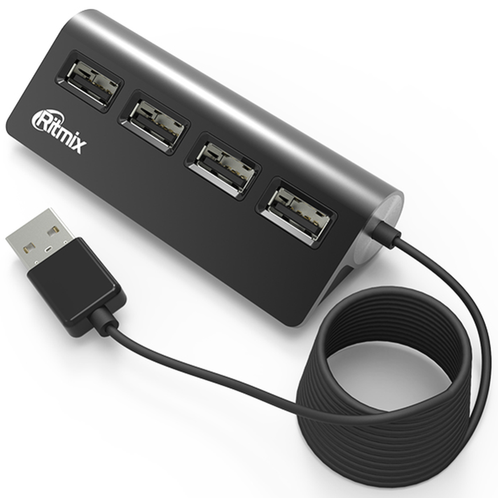 USB-хаб «Ritmix» CR-2400 Black