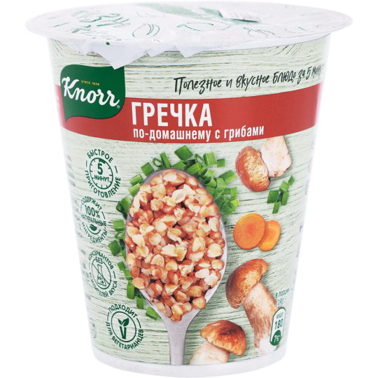 Каша гречневая «Knorr» по-домашнему с грибами, 50 г