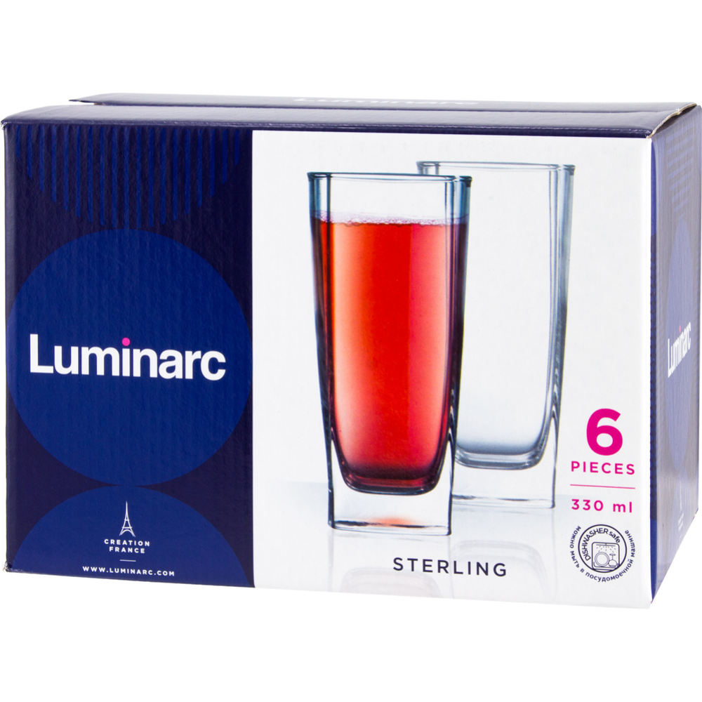 Набор стаканов стеклянных «Luminarc» Sterling 330 мл., 6 шт #2