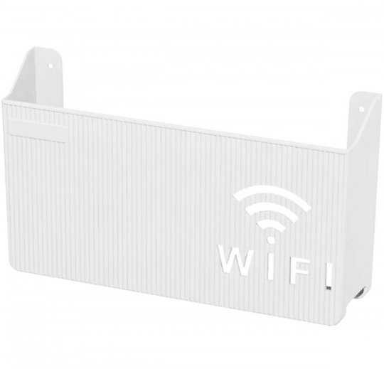 Полка держатель для WiFi роутера, белый SiPL