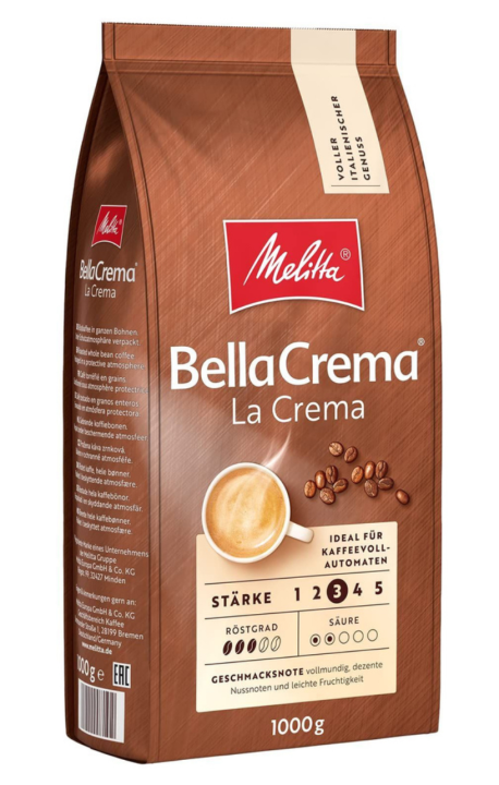 Кофе в зернах Melitta Bella crema La Crema 1кг