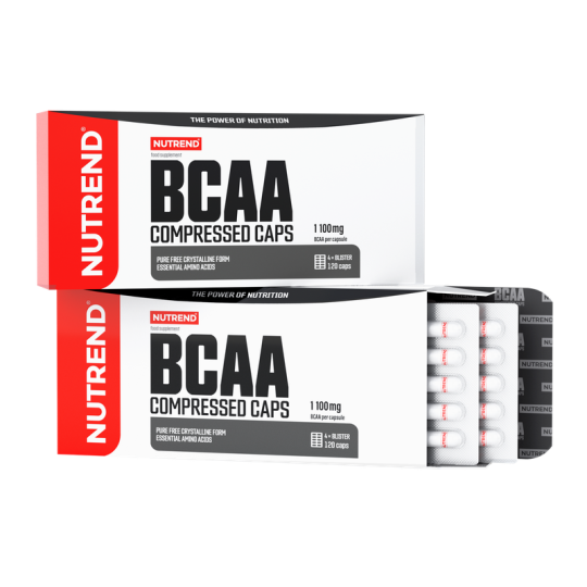 БЦАА BCAA COMPRESSED CAPS Nutrend 120 капс.