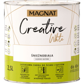 Интерьрная краска «Sniezka» Magnat, creative white, 2.5 л