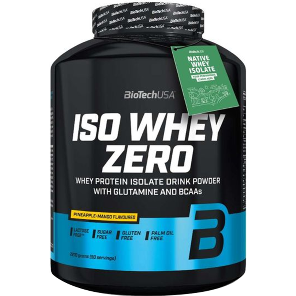 Протеин «BioTech USA» Iso Whey Zero, ананас/манго, 2270 г