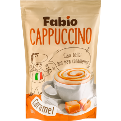 Ко­фей­ный на­пи­ток рас­тво­ри­мый «Fabio» Cappuccino Сaramel, 100 г