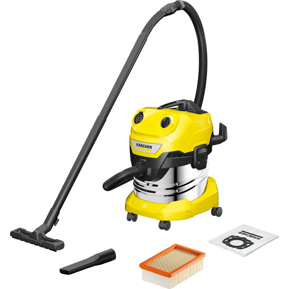 Пылесос строительный «Karcher» WD 4 S V-20/5/22 EU, 1.628-260.0