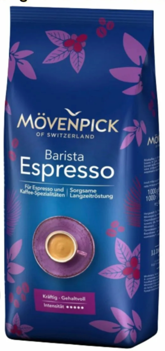 Кофе в зернах Movenpick espresso 1кг