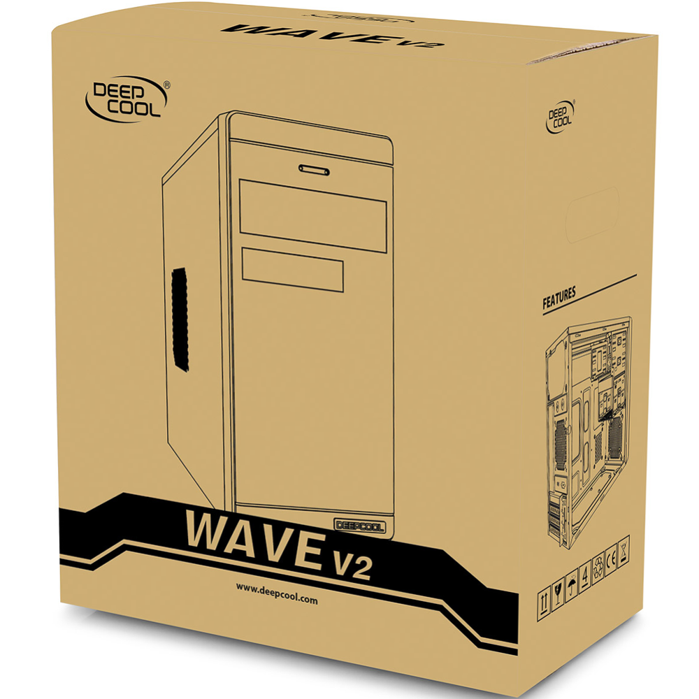 Корпус «Deepcool» Wave V2 DP-MATX-DPWAVE2